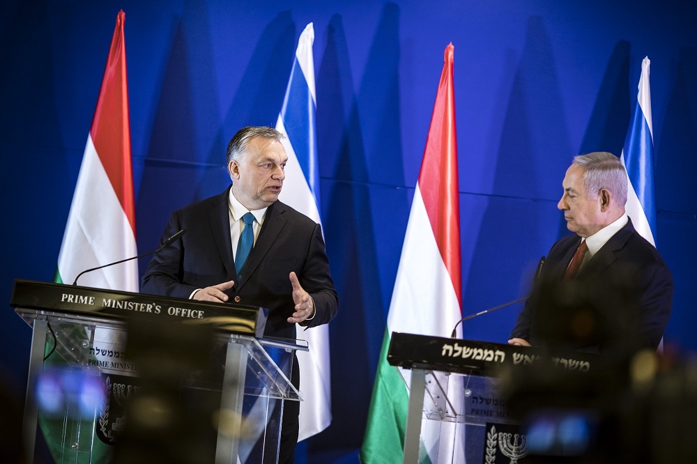 Egy amerikai jogászprofesszor szerint „Izrael lehet a következő Magyarország”