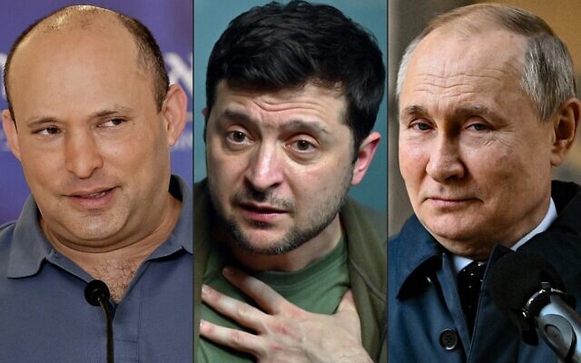 Felváltva tárgyal Bennett Putyinnal és Zelenszkijjel a tűzszünet eléréséért