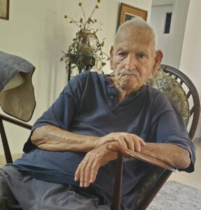 A 90 éves Szági izraeli otthonában