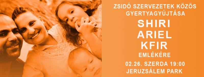A Bibas család emlékére narancssárga díszkivilágítást kap a Lánchíd