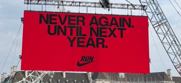 “Never again, until next year” – borzasztó reklámmal rukkolt elő a Nike
