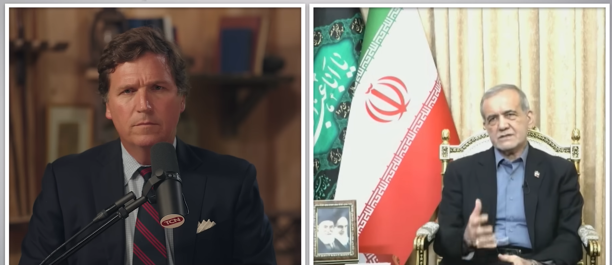 Tucker Carlson ezúttal az iráni elnökkel készített propagandainterjút