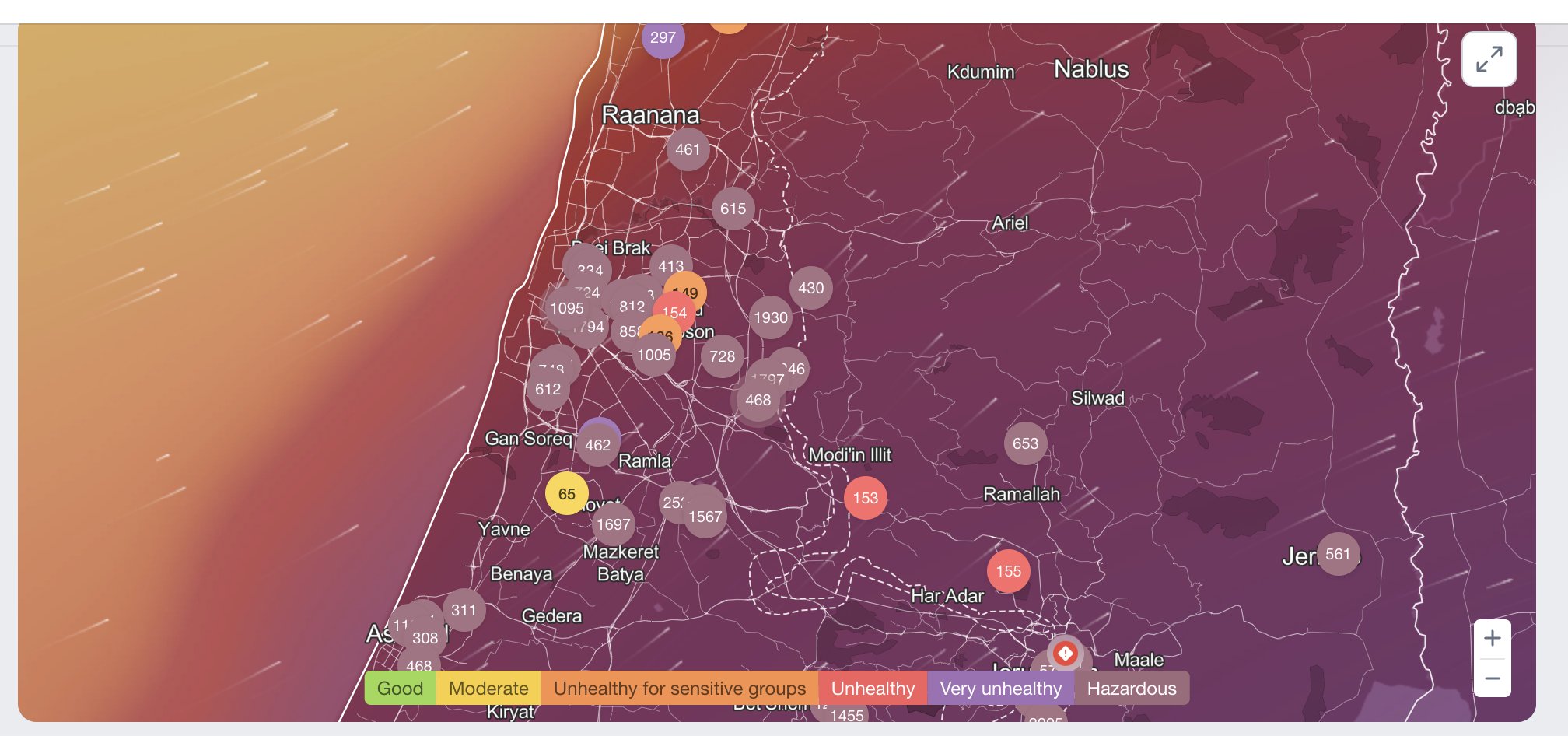 Mi történik Izraelben? Jeruzsálem és Tel-Aviv lettek a világ legszennyezettebb...