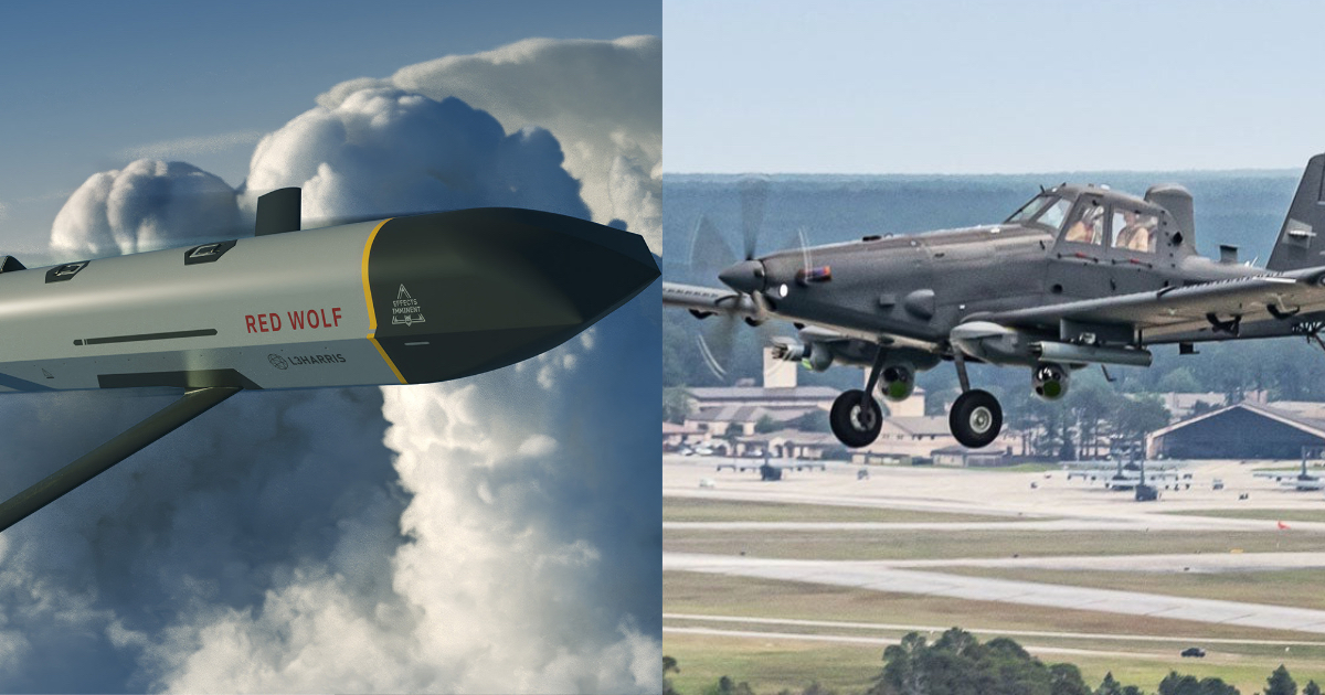 Ez a légierő jövője? Red Wolf rakétákkal szerelik fel a Sky Warden repülőgépeket