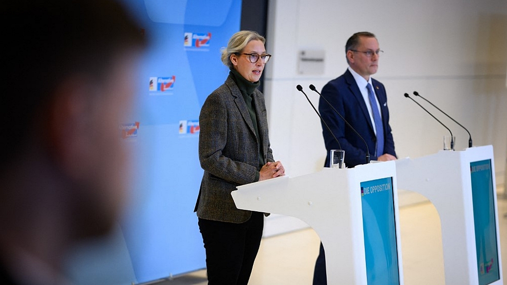 Kihátrált Izrael mögül az AfD, a szélsőballal együtt tiltakoznak az iráni...