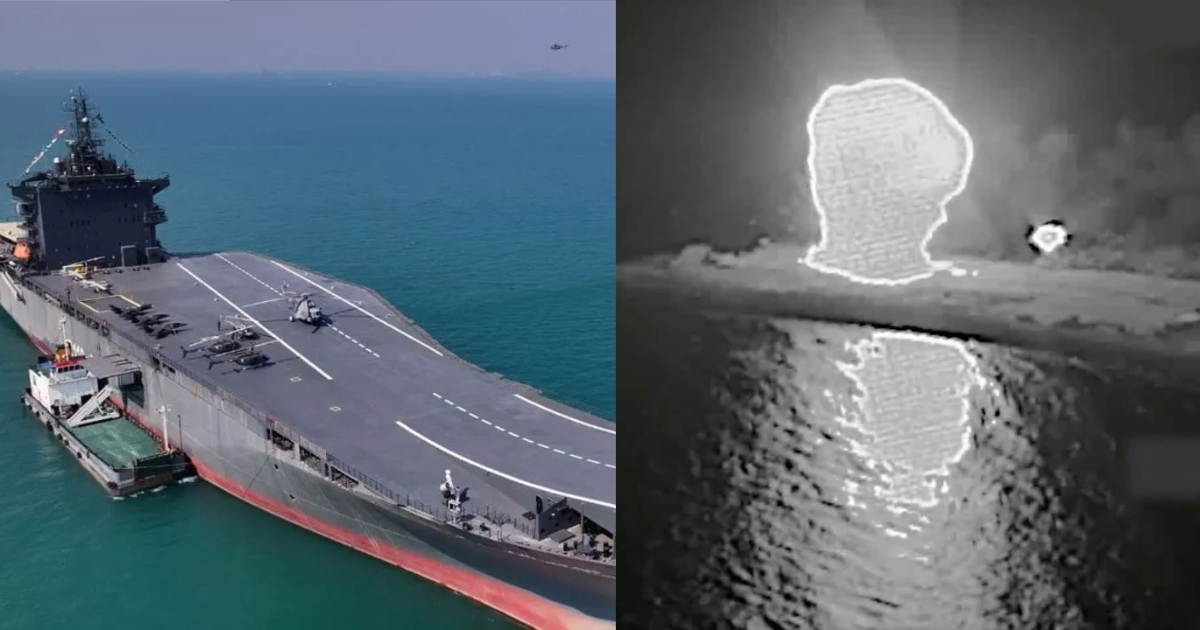 Megsemmisült az iráni flotta, elsüllyedt a Shahid Bagheri drónanyahajó is
