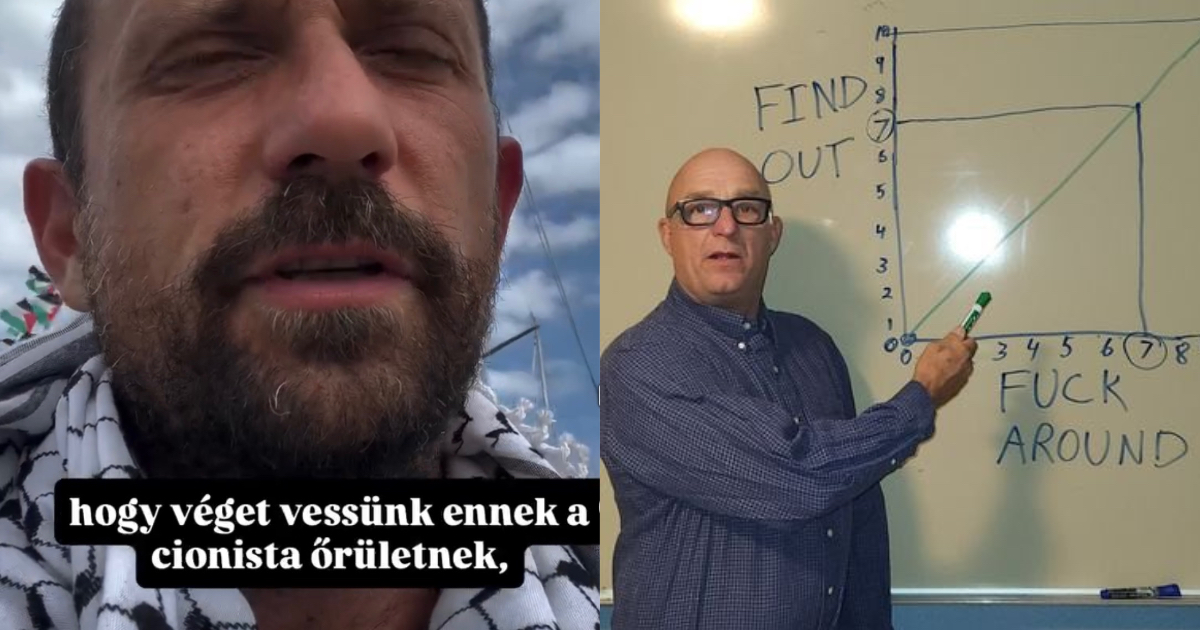 Gáza, Gáza, bilincs: magyar anticionistát vett őrizetbe az izraeli...