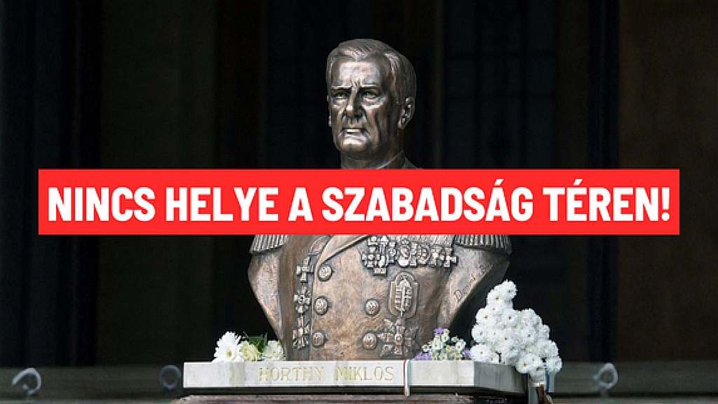 Petíció követeli a Horthy-szobor eltávolítását a budapesti református templom...