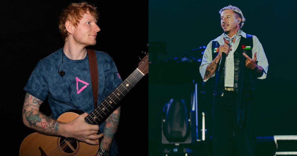 Ed Sheerannál betelt a pohár: a világsztár kirúgta a „Free Palestine”-ozó Macklemore-t